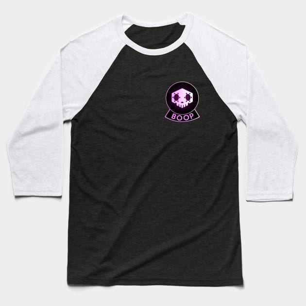Sombra Boop Baseball T-Shirt by christopper